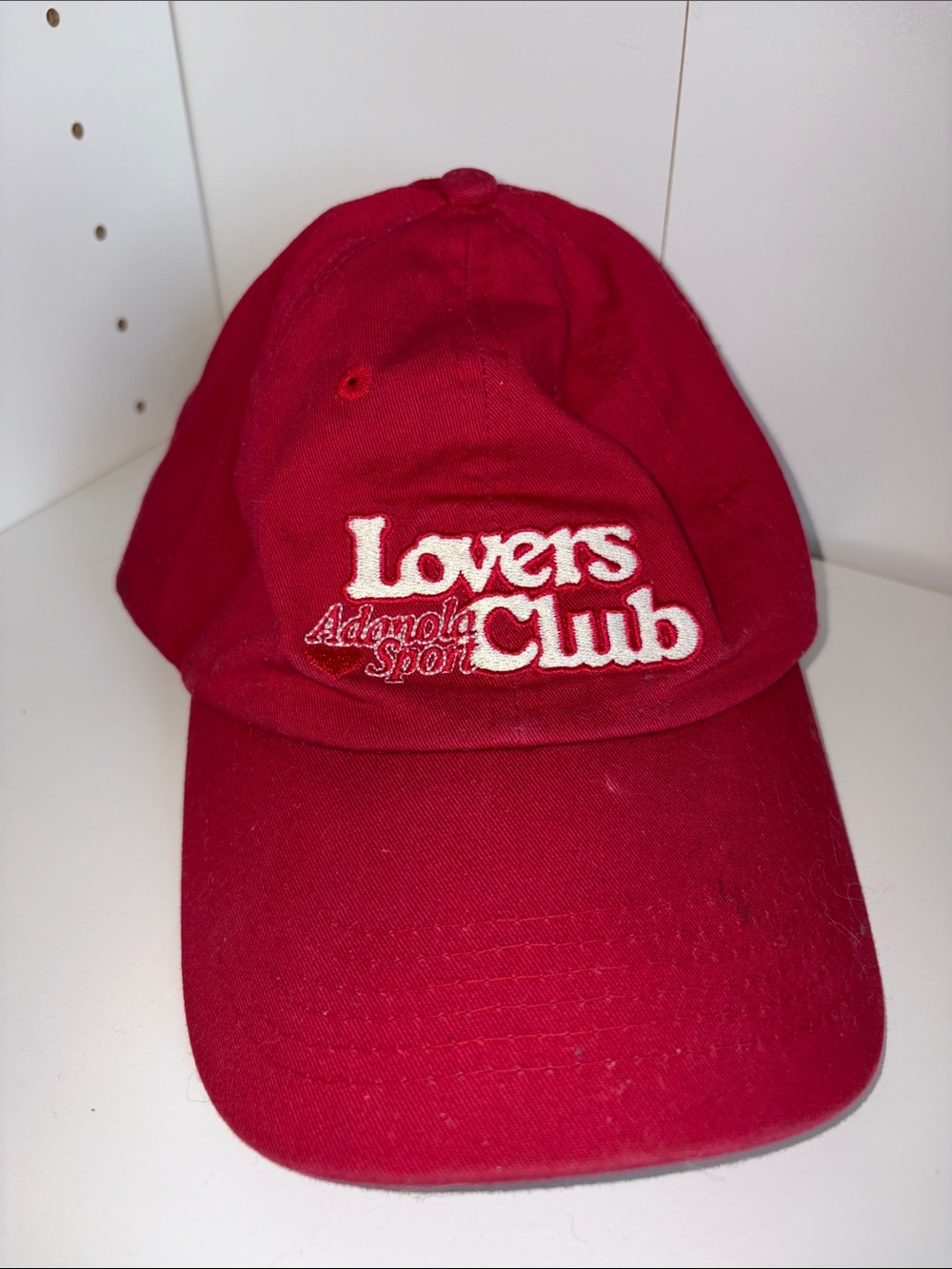 Adanola Sport Lovers Club Red Baseball Cap